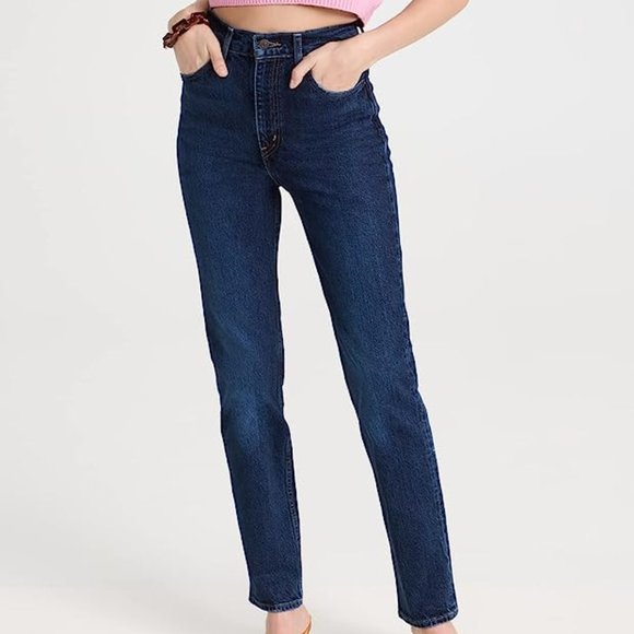 Levi's Women 70's High Slim Straight Jeans - Picture 2 of 9